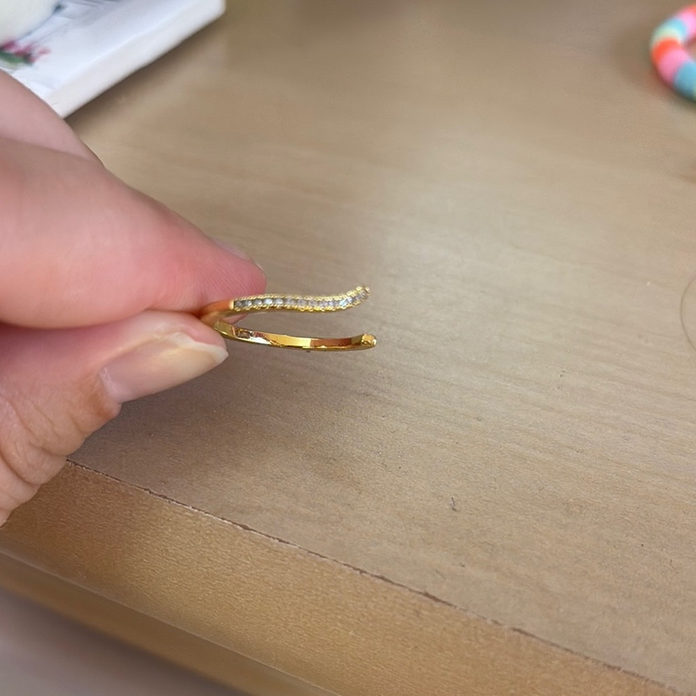 Simple open ring from Uncommon James size 8